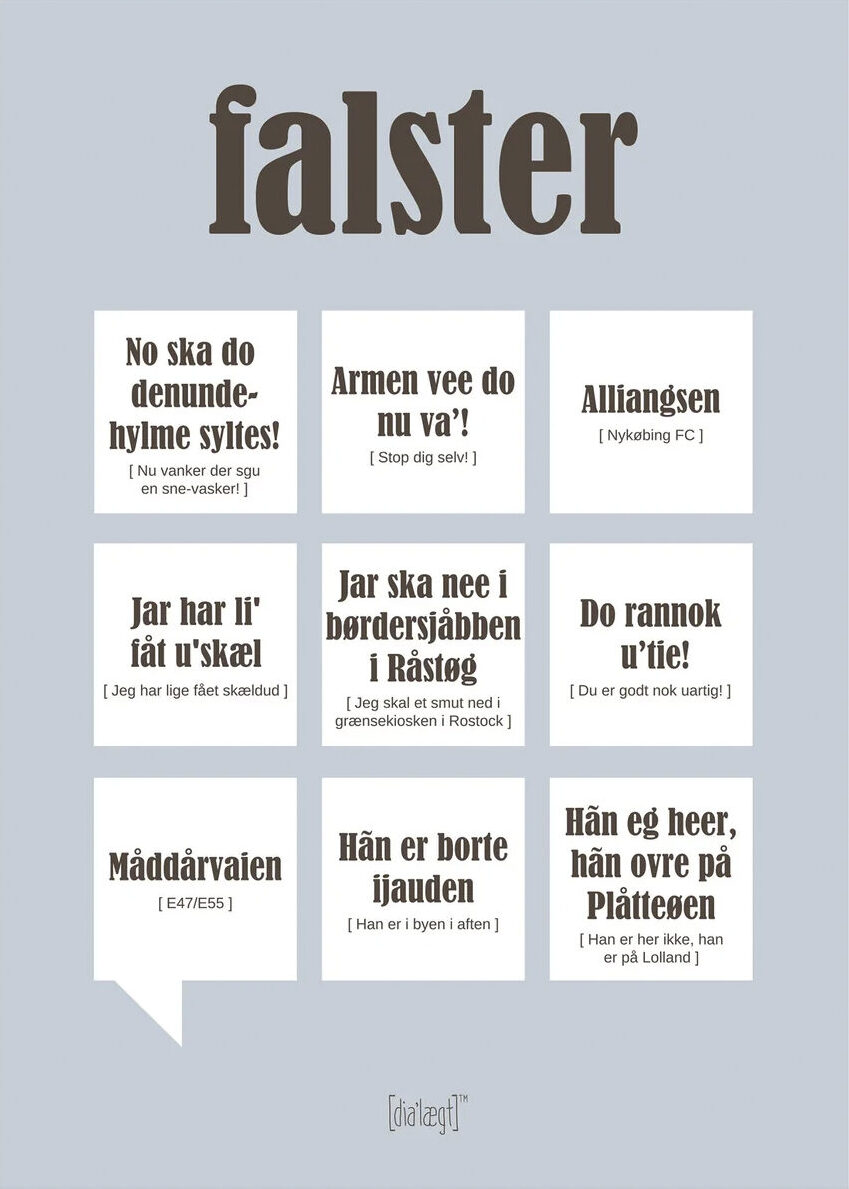Falster - Dialægt