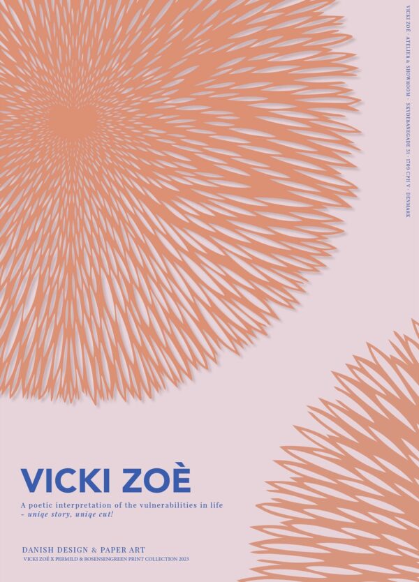 Vicki Zoe - Salmon Rose Flower