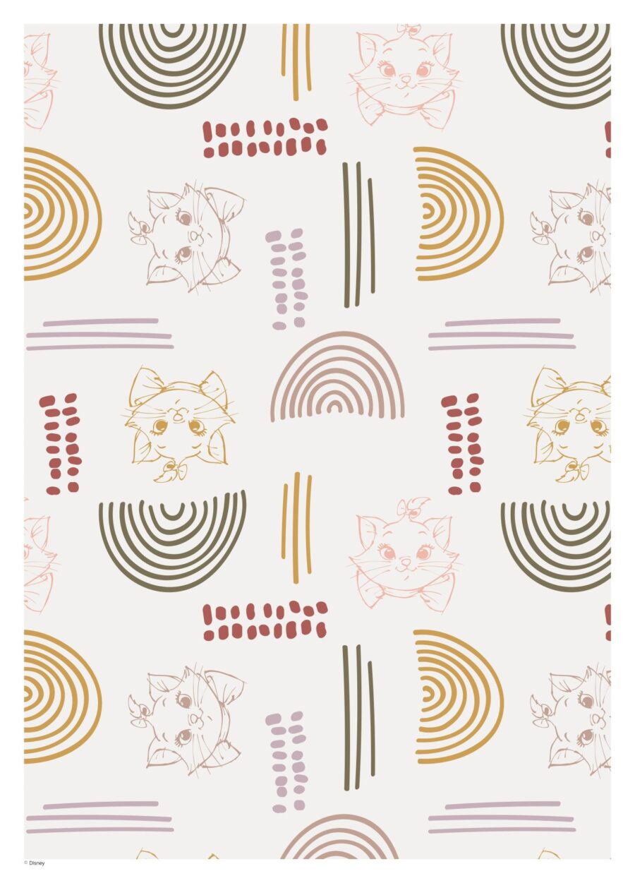 Aristocats Yellow Outline - Disney