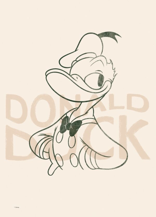 Donald Duck Green Poster - Disney