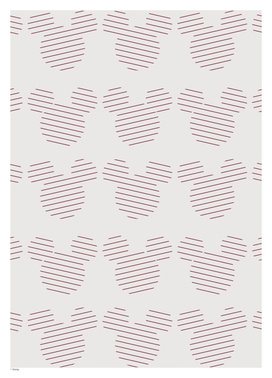 Mickey Mouse Red Stripes - Disney