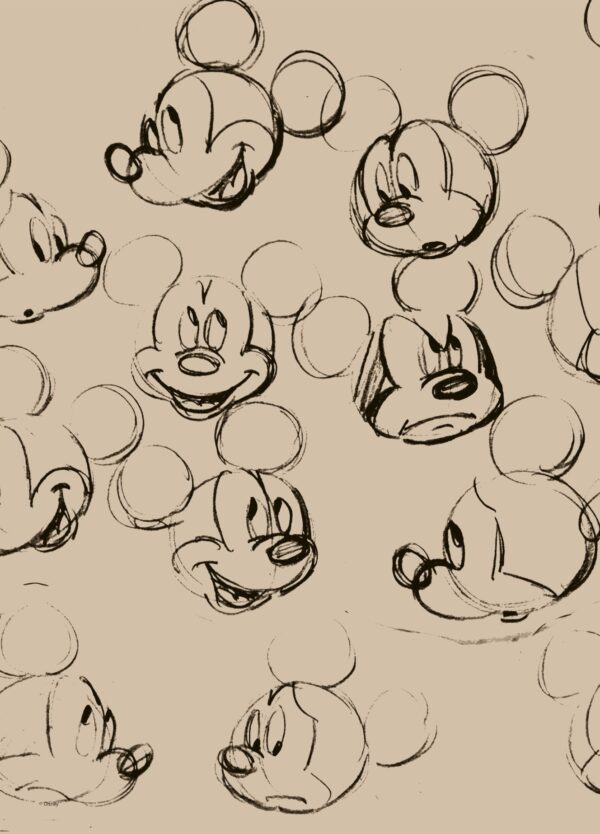 Mickey Mouse Vintage Drawing No. 01 - Disney