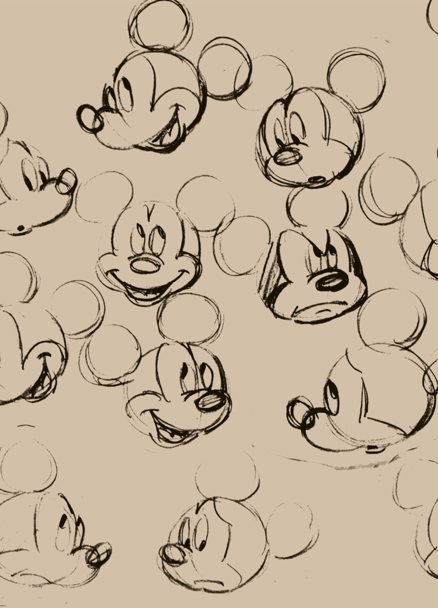 Mickey Mouse Vintage Drawing No. 01 - Disney