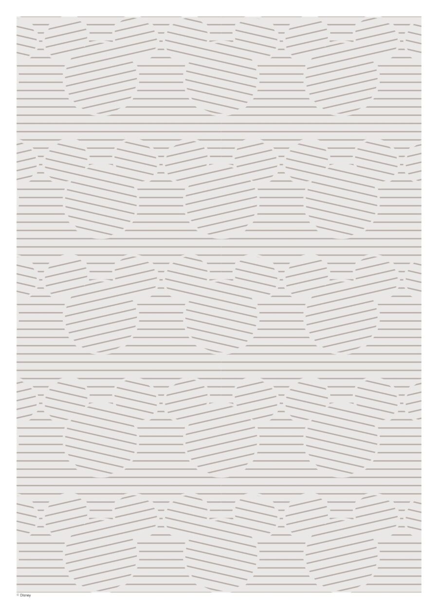 Mickey Mouse Grey Stripes - Disney
