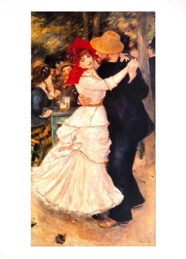 Dance at the Bougival - Pierre-Auguste Renoir