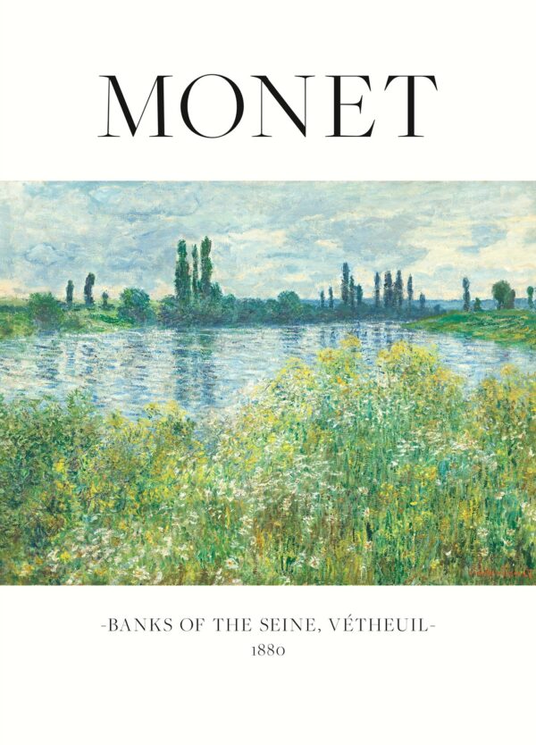 Banks Of The Seine - Claude Monet