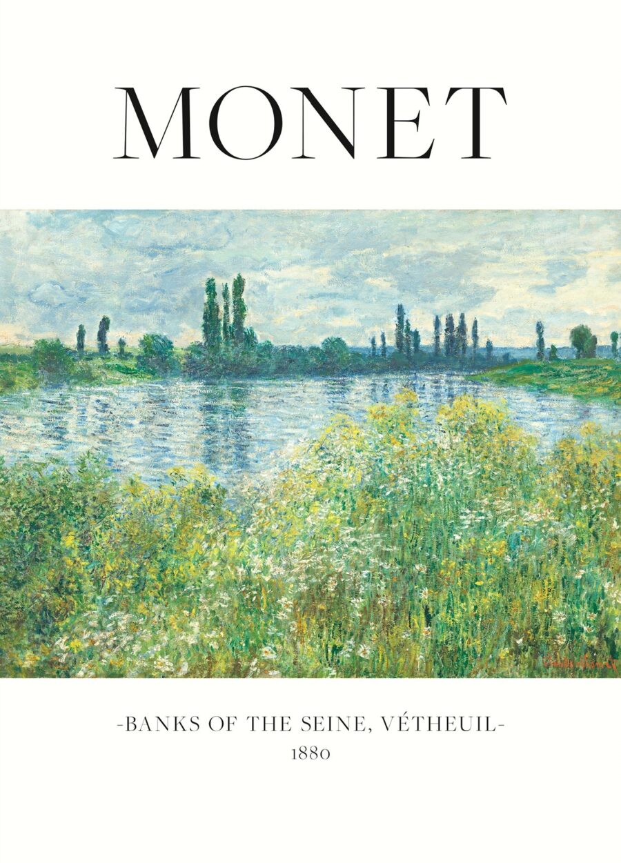 Banks Of The Seine - Claude Monet