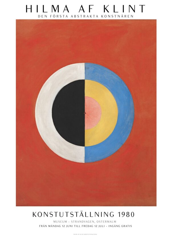 Udstillingsplakat: Svanen no. 18 - Hilma af Klint