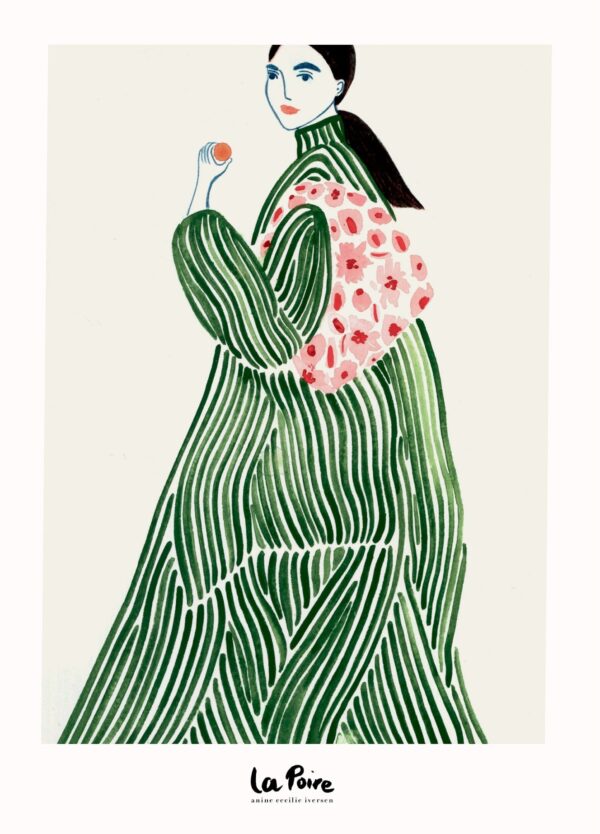La Poire plakat med titlen Green Coat