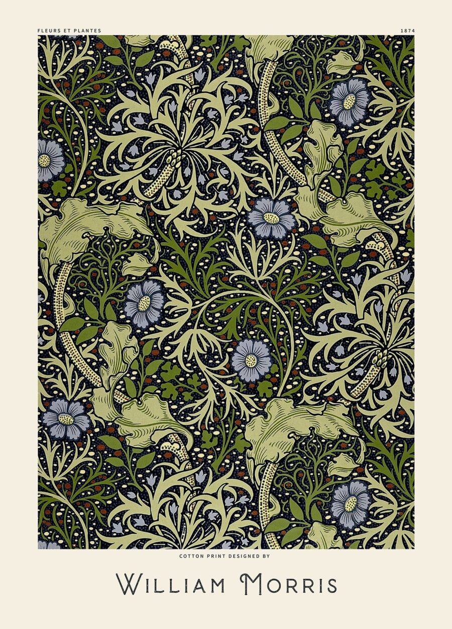 Purple Flower - William Morris