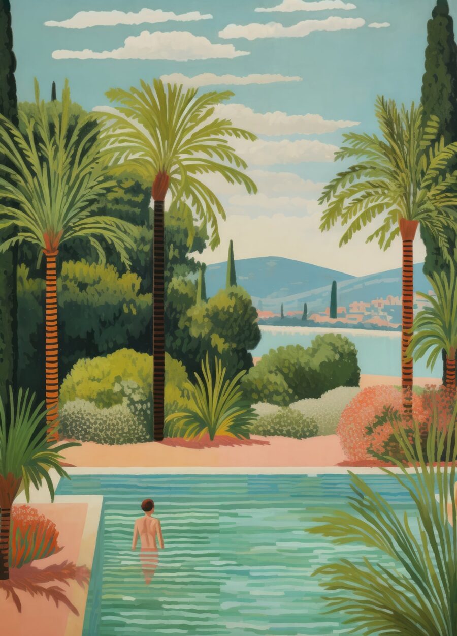 Ferie plakat med titlen Holiday 1 af Atelier Imaginare