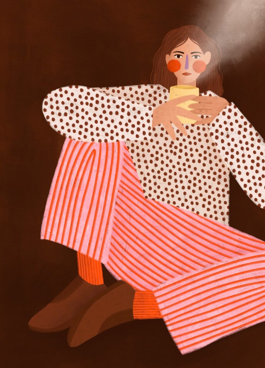 Woman With the Cup of Tea - Bea Muller