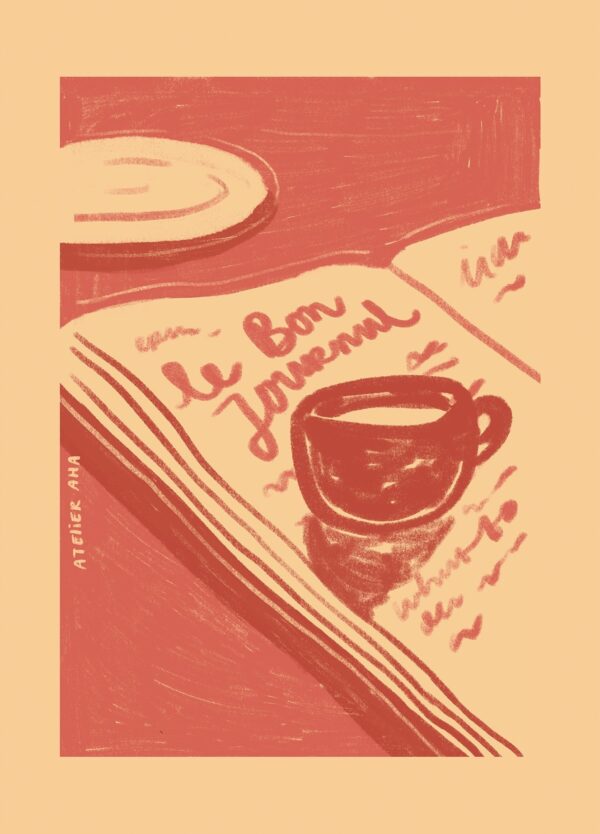 Newspapers and espressos - Anouk van Cleef