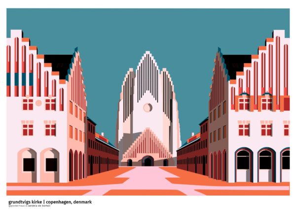 Grundtvigs Kirke - PosterHaus x Candela De Bortoli