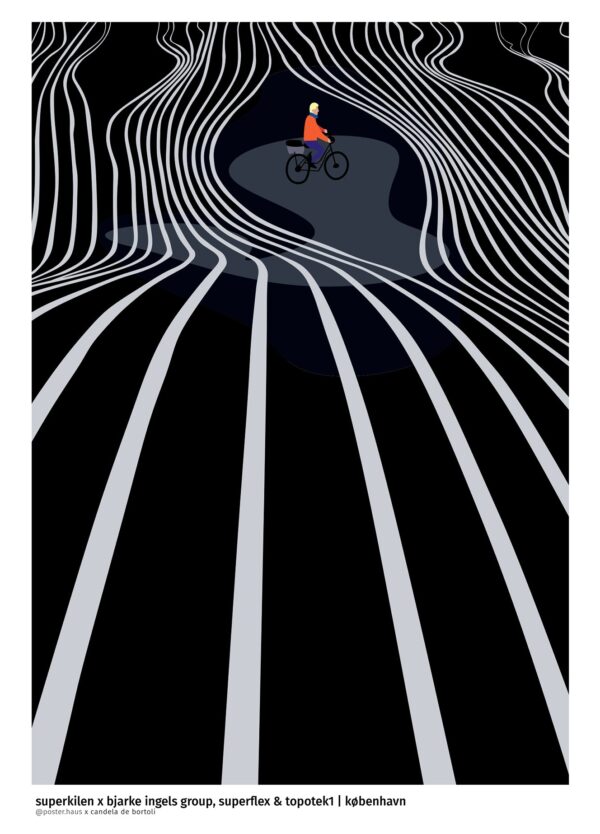 Superkilen, Grey - PosterHaus x Candela De Bortoli