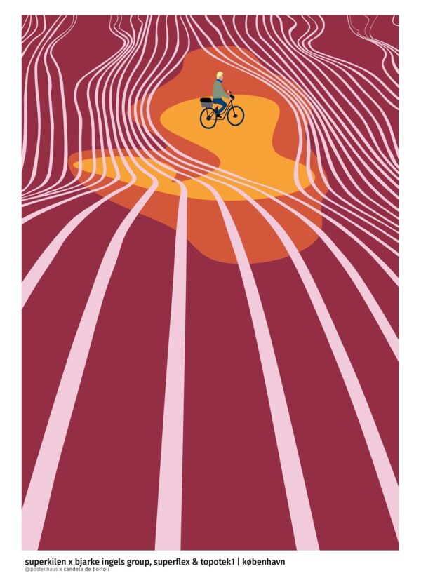 Superkilen, Bordeaux - PosterHaus x Candela De Bortoli
