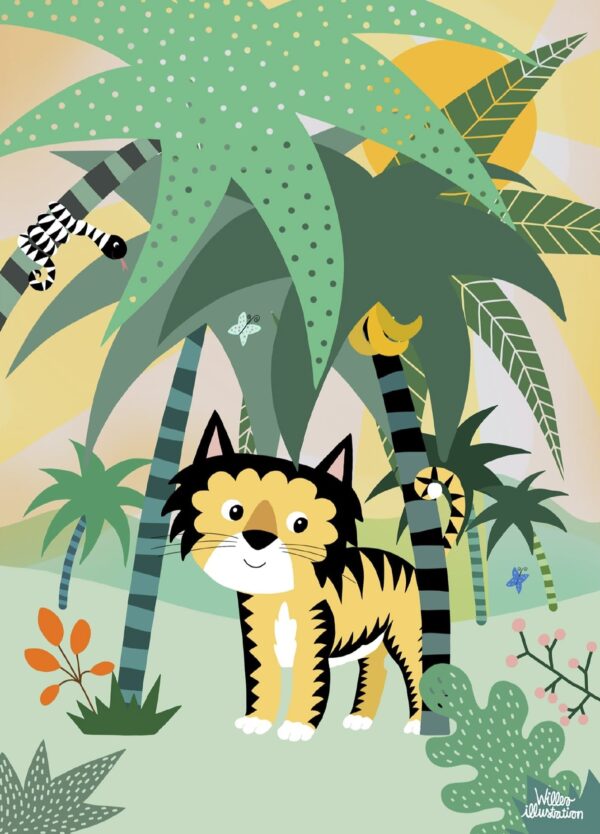 Little Tuff Tiger - Willero Illustration