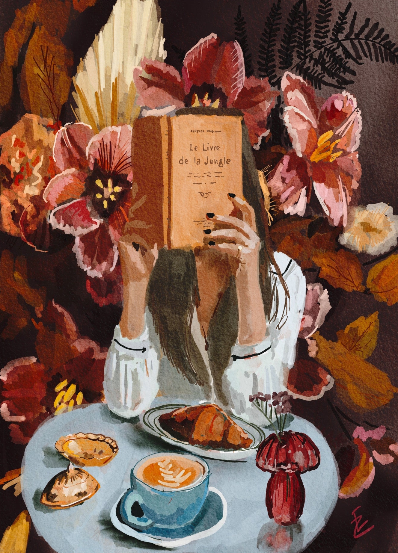 Girl with the jungle book - Ekaterina Zagorska