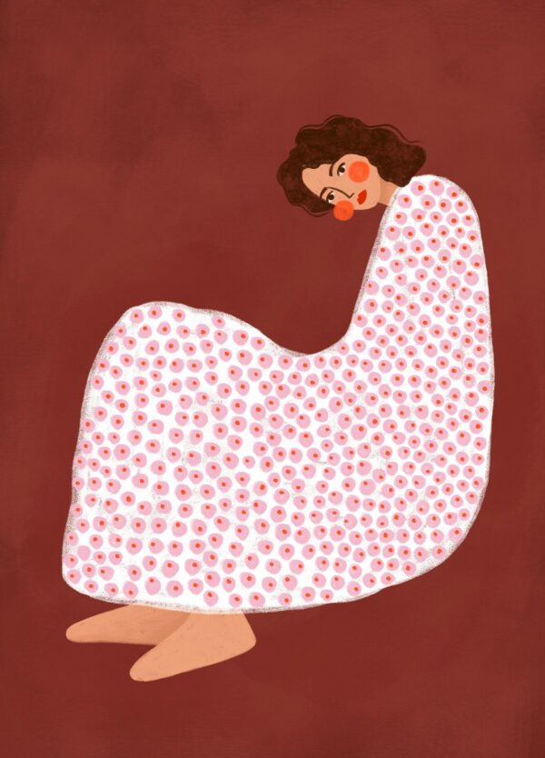 Cozy Dotted Woman - Bea Muller